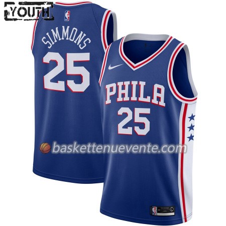 Maillot Basket Philadelphia 76ers Ben Simmons 25 2019-20 Nike Icon Edition Swingman - Enfant